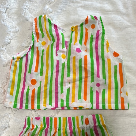 Colorful Striped Two-Piece Set - Picture 6 of 6